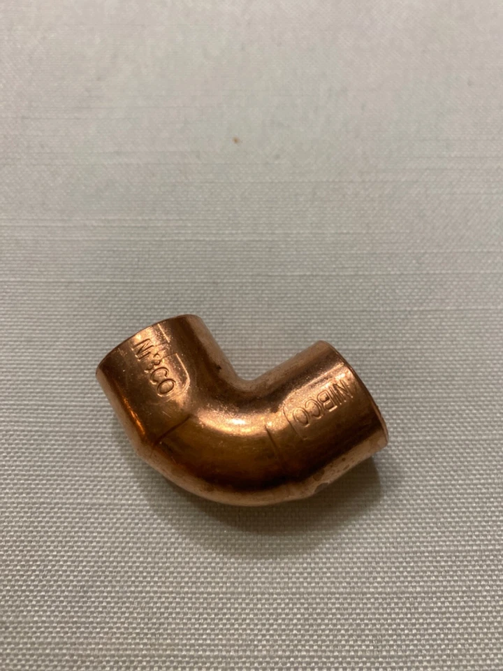 NIBCO 1/2-inch x 1/2-inch Copper 90-Degree Elbow - NEW - Image 1 of 1