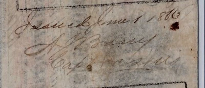 T-41 PF-7 1862 $100 Confederate Paper Money - PMG 40 Net - Barry - 4 known! - Image 1 of 3