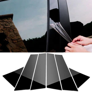 Gloss Black Pillar Post Window Trim Fit For Chrysler 300C Dodge Magnum 2005-2010 - Picture 1 of 12
