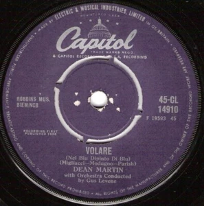 Dean Martin - Volare (Nel Blu Dipinto Di Blu) (7", Single) - Picture 1 of 2