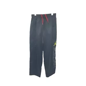 Jungen Medium Jogginghose Jordan schwarz großes Logo sportlich gerades Bein - Bild 1 von 5