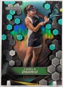 🎾2024 Topps Graphite Tennis CAMILA OSORIO #191 AQUA REFRACTOR /199🎾 - Picture 1 of 3