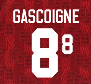England Name Number Set 1994 Away ANY NAME/NUMBER Football Shirt Gascoigne S M L - Picture 1 of 1