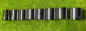 CRAFTSMAN 8 pc 3/8” DRIVE 3/8”-13/16” 12 POINT SET USA G Series Vintage - Bild 1 von 5