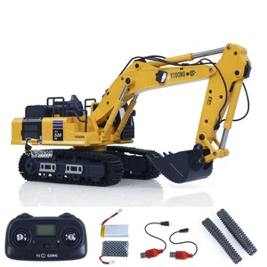 1/50 PC520 Excavadora Eléctrica RC Excavadora Juguete Rastros de Metal Luces Sonidos Unidad - Imagen 1 de 12