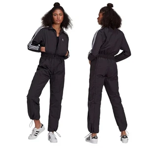 adidas Originals Boiler Suit Overall Jumpsuit Einteiler Anzug Rarität Schwarz - Bild 1 von 6