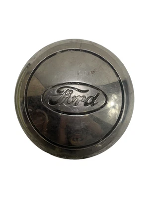 Vintage Ford OEM Deluxe Spare Tire Wheel Center Cap Hubcap Chrome Silver Single Foto 1 de 4