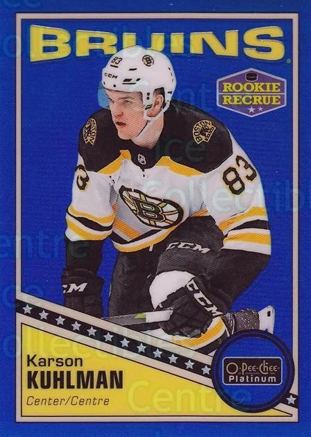 2019-20 O-Pee-Chee Platinum Retro Blue Rainbow #69 Karson Kuhlman - Image 1 of 1