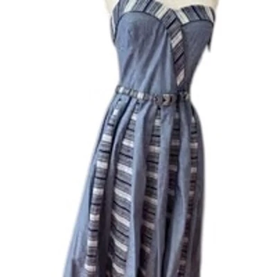 Eva Franco Charity dress size 2 strapless belted fit and flair nwt - Image 1 of 4