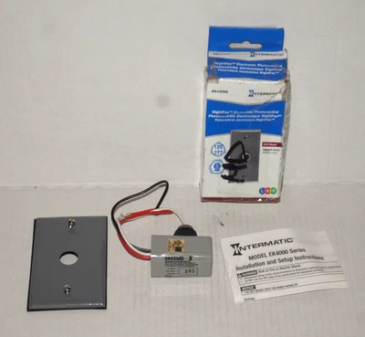 Intermatic NightFox Electronic Photocontrol EK4336S Wall Mount - New - Image 1 of 4
