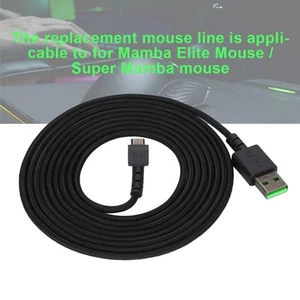 Per Razer / Super Mamba Mouse Linea Rame Puro Core Mouse Cavo USB u54e - Foto 1 di 9