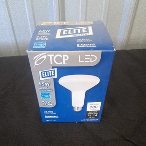 Single TCP Dimmable LED BR30 9W (~65W) Soft (Warm) White 700 Lumens 2700K Bulb - Picture 1 of 6