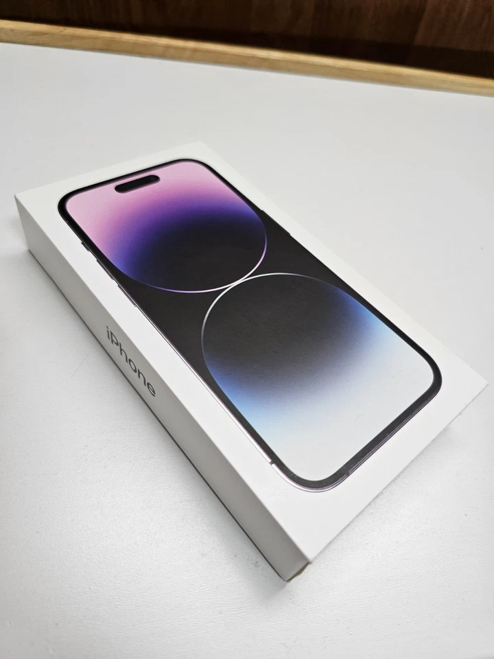 NEW SEALED APPLE IPHONE 14 PRO DEEP PURPLE 128GB (UNLOCKED) SMARTPHONE - Image 1 of 1