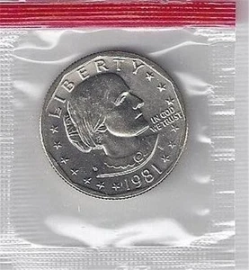 BU ROLL OF 1981-S  SUSAN B. ANTHONY DOLLARS - Picture 1 of 1
