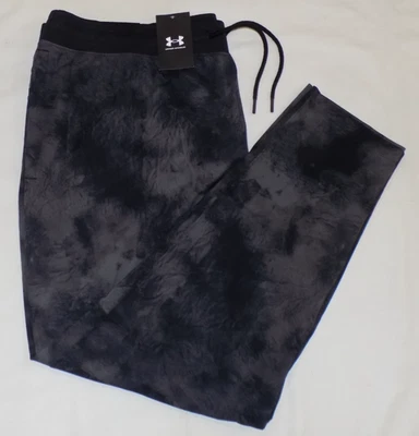Under Armour Men's Elite Tapered Print Fitted Pants BlkGray 3XL New - Image 1 of 4