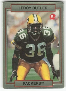 1990 Action Packed Rookie/Update #10 LeRoy Butler FOOTBALL Green Bay Packers - Picture 1 of 2