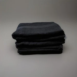 Lot Of 6 New With Tag The Big One Black 100% Cotton Bath Towel Size 30in x 54in - Picture 1 of 4
