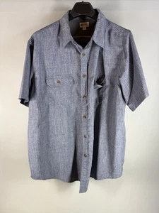 Camisa Haggar Para Hombres Active Series Caminata Manga Corta Gris Talla XXL Ventilada - Imagen 1 de 11