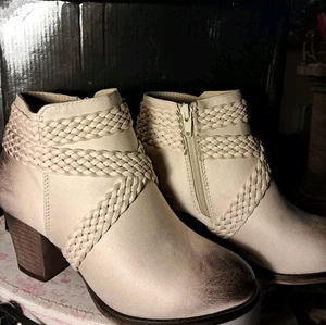 Braune und beige Ombré-Booties Matta Marke Lazzaro 2 neu im Karton Damengröße 5 1/2 - Bild 1 von 15
