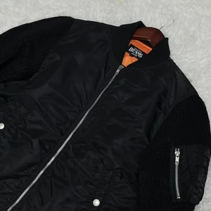 Balken Blazer Blouson Bomberjacke schwarz Gr. M Versand aus Japan - Bild 1 von 10