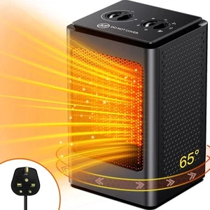 Portable Electric Space Heater 750W/1500W | PTC Ceramic Fan Heater | Thermostat - Picture 1 of 10