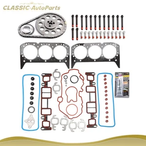 Timing Chain Kit With Cover Gasket Bolts Set For 99-05 Chevrolet Astro GMC 4.3L - Picture 1 of 12