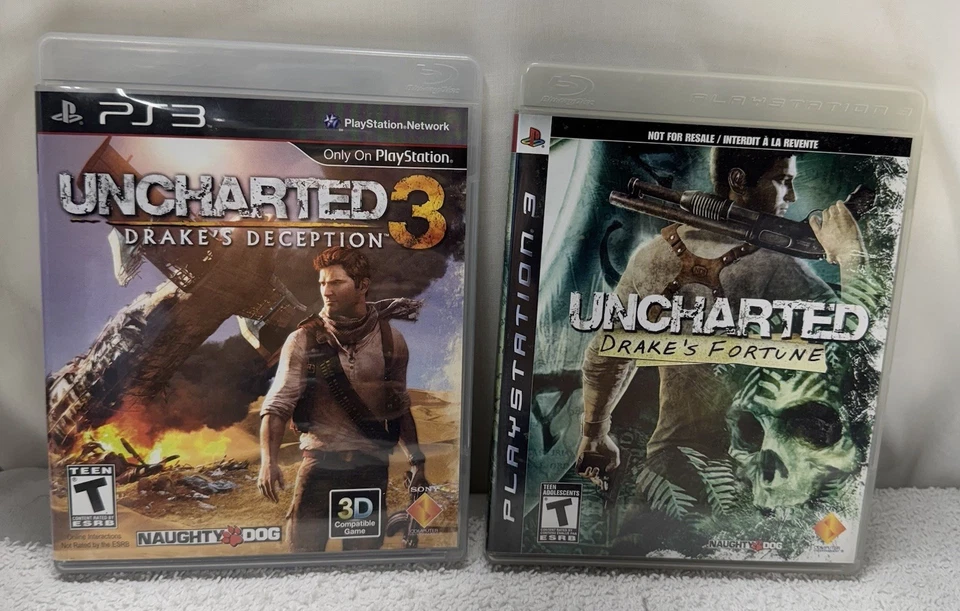 Uncharted PlayStation 3 Games Drakes Fortune And Deception Complete - Image 1 of 4