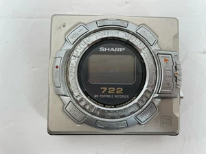 SHARP MD-MS722 PORTABLE MINIDISC RECORDER Player UNTESTED - Picture 1 of 7