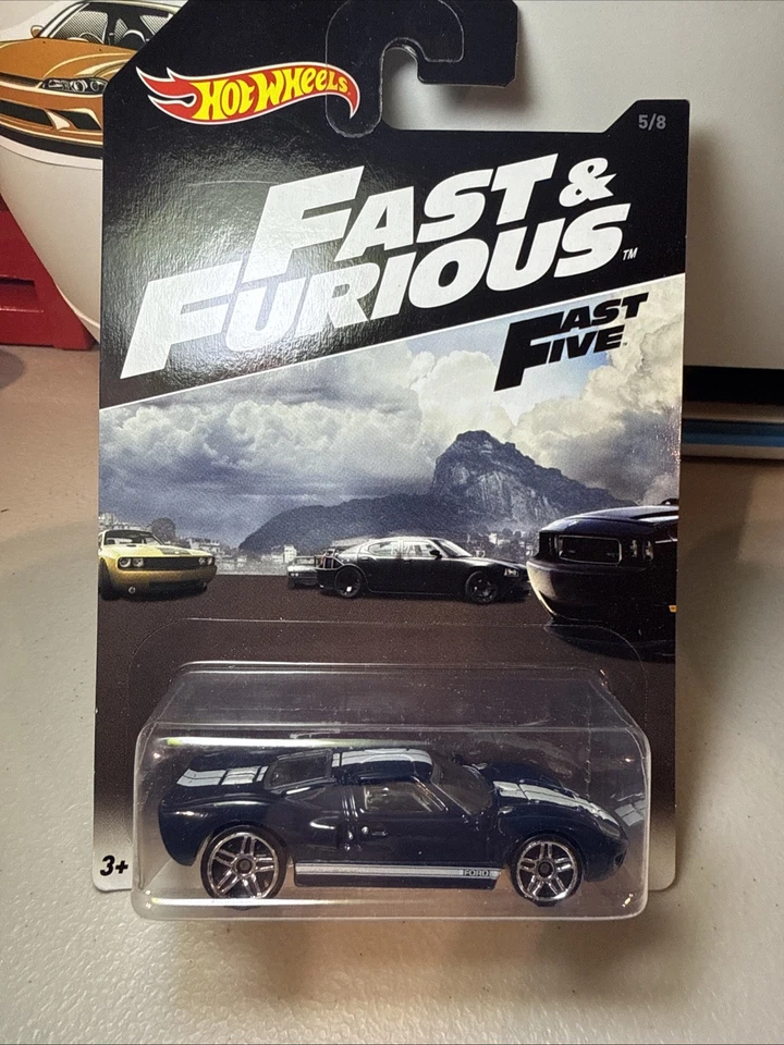 Ford Gt40 Fast & Furious Fast Five Hot Wheels New Black #5/8 - Image 1 of 1
