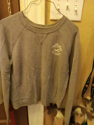 Sudadera Hollister Gris Talla S Foto 1 de 3