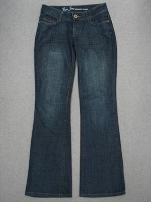 RA03434 **GUESS** JEANS BELMONT ACAMPANADOS MUJER talla 27 AZUL OSCURO Foto 1 de 4