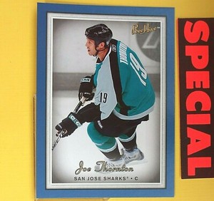 JOE THORNTON  2006-07  BEE HIVE  BLUE  Upper Deck  #15  San Jose Sharks
