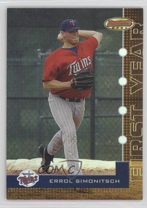 2005 Bowman's Best Gold /25 Errol Simonitsch #53 Rookie RC