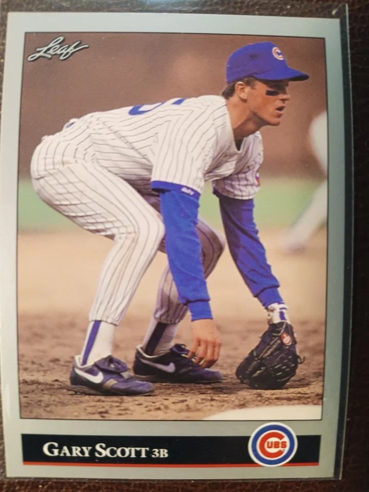 GARY SCOTT CHICAGO CUBS 1992 LEAF BASEBALL CARD #6 - Image 1 of 1