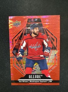 22-23 UD Allure Hockey Red Rainbow Parallel 61 Tom Wilson