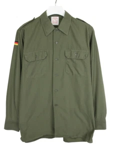JEANS EXPRESS Jacket Men's (UK) 41/42 Military Polo Neck Button Germany Flag - Picture 1 of 10