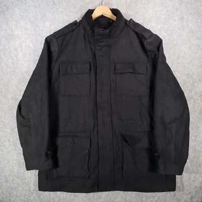 Calvin Klein Jacket Mens XL Black Wool Blend Smart Casual Work Office Casual - Image 1 of 4