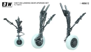 D&W 480612 1/48 F-35A Carrelli di atterraggio altamente dettagliati stampati in 3D per kit TAMIYA - Foto 1 di 9