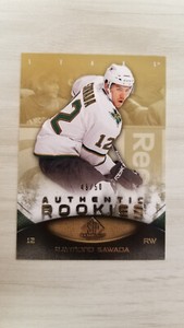 2010-11 UD SP GAME USED RAYMOND SAWADA /50 AUTHENTIC ROOKIES #171