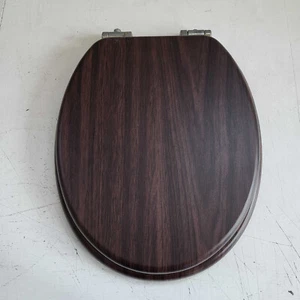 SCHUTTE WC-Sitz, dunkles Holz - Bild 1 von 5