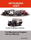 James Danko Mitsubishi Jeep Full Mechanical English Service Manual (Poche)
