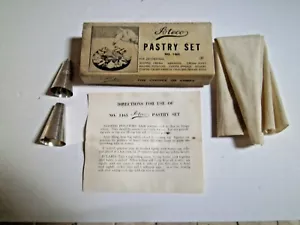 Vintage Ateco Pastry Set | No.1465 | Two Tips~4 & 6 | New in Box - Picture 1 of 3