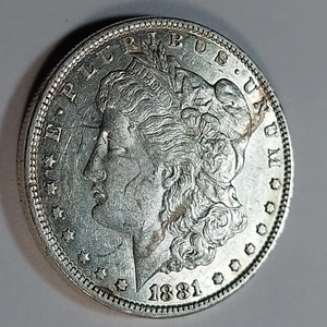 1881-O Morgan Dollar AU Proof Like Fields ***FREE SHIPPING*** -1206-2 - Picture 1 of 4