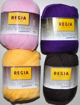 50g REGIA Merino Extra Twist Sockenwolle 4-fach Schachenmayr filzfrei - Bild 1 von 2