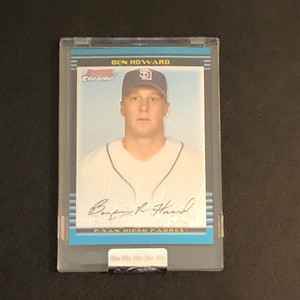 2002 Bowman Chrome Uncirculated #242 Ben Howard  PADRES  Rookie / 350 made