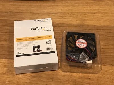 70X10MM DUAL BALL BEARING COMPUTER CASE FAN WITH 3-PIN CONNECTOR - Image 1 of 2