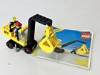 Lego 6678 Vintage 1980 Pneumatic Crane Excavator With Instructions With Minifig