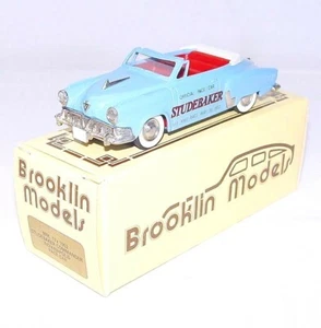 Brooklin Models 1:43 STUDEBAKER COMMANDER "INDIANAPOLIS" PACE CAR BRK.17x MIB! - Picture 1 of 8