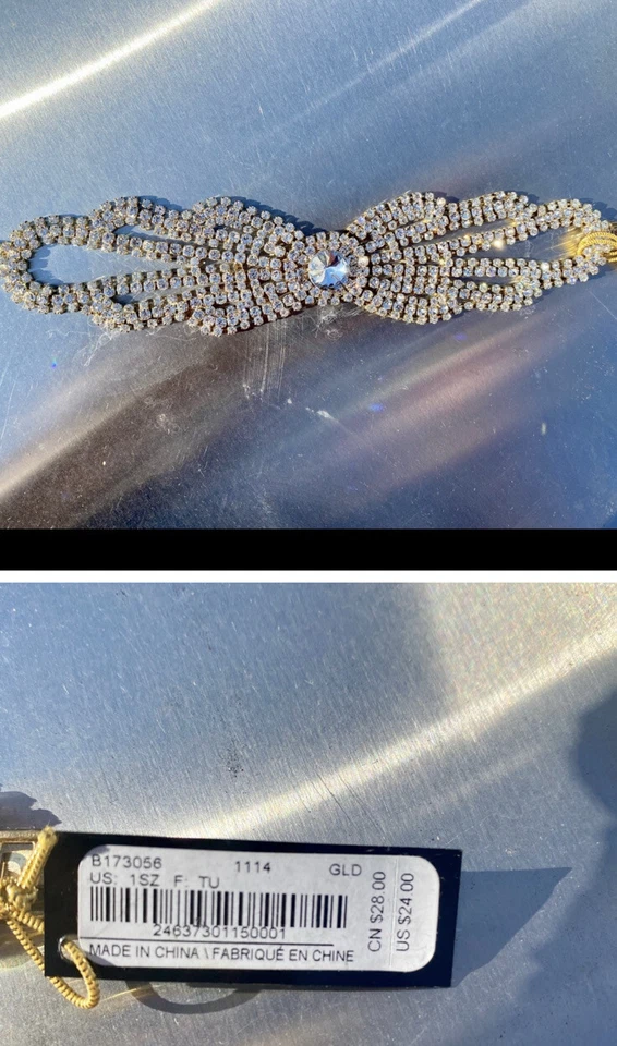 Bebe NWT Rhinestone  Bracelet - Image 1 of 1