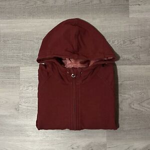 Lululemon Full Zip Hoodie Take Ten Rosewood Red Sweatshirt Jacket Women’s Size 6